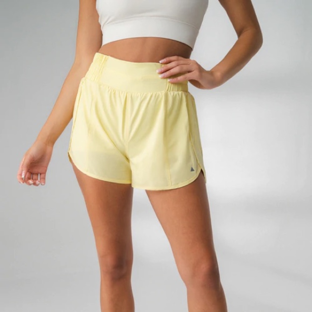 Balance Athletica Breeze Shorts- Yellow (S)